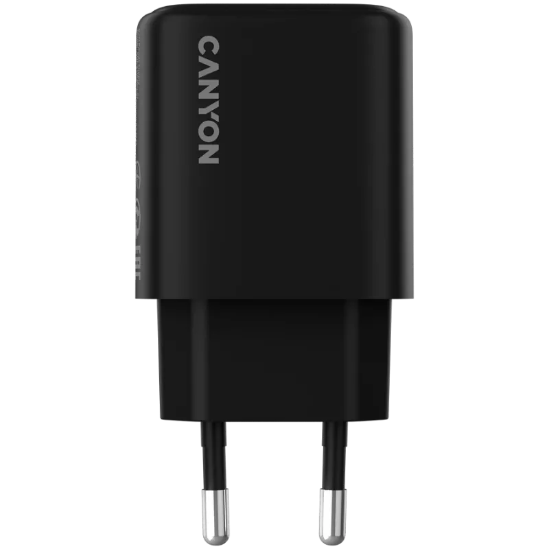CANYON įkroviklis OnCharge 200 20W 1xPD EU juodas