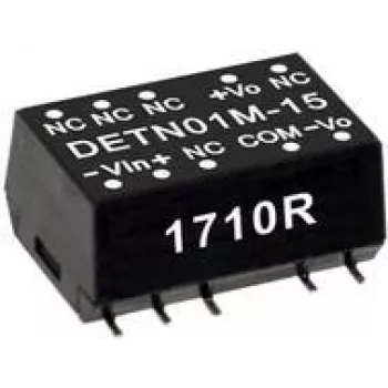Elektrinis keitiklis MEAN WELL DETN01N-15 1W 21.6-26.4V 34mA