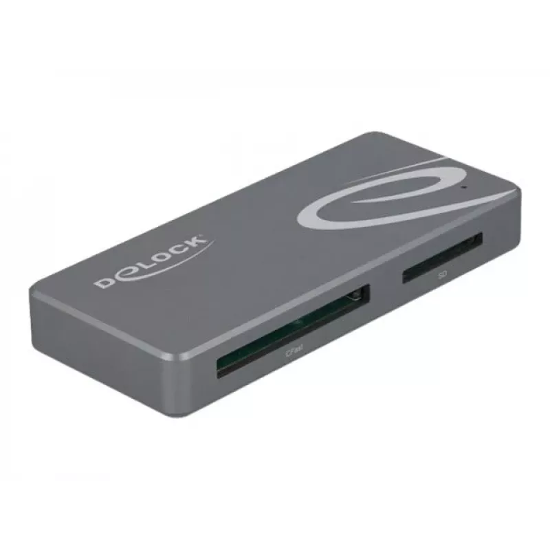 Card Reader DeLOCK USB Type-C, skirtas CFast SD + USB Hub