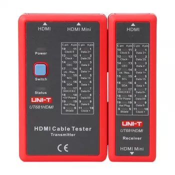 HDMI kabelių testeris No name UT681HDMI — HDMI laidų vientisumo ir sujungimų tikrinimas