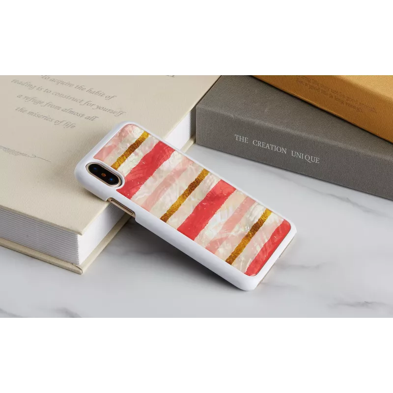 Telefono dėklas iKins, skirtas iPhone XS/XS Short — apsauginis dėklas Cake White