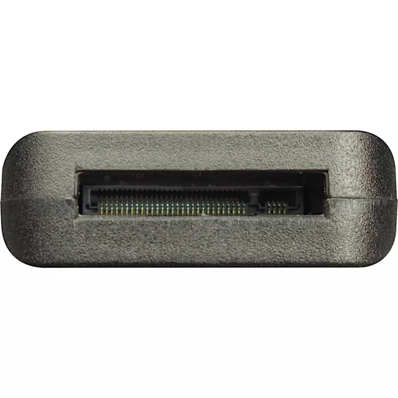 INTER-TECH adapteris M.2 į USB Type-C K-1696-P2, lizdas M.2, kištukas USB-C, 5 V, 37×54×12 mm, juodas
