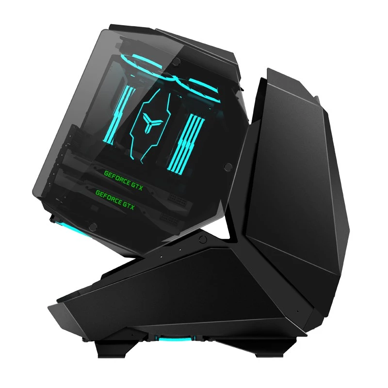 PC Case Jonsbo MOD5, ATX, Juoda