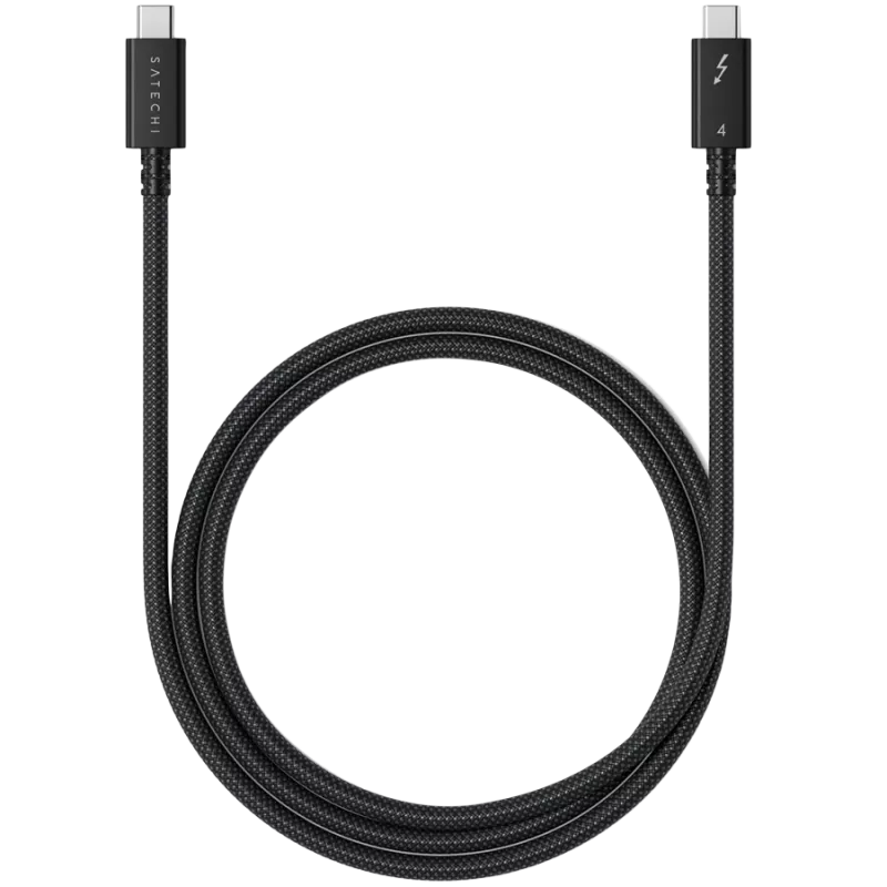 Satechi ST-YTB100K Thunderbolt kabelis 1 m 40 Gbit/s Juoda