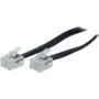 S/CONN 10m RJ11 juodas permatomas kabelis TC 70090 / 50319 ShiverPeaks