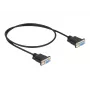 Nuoseklusis kabelis RS-232 DeLOCK 87308 0,5 m, lizdas–lizdas