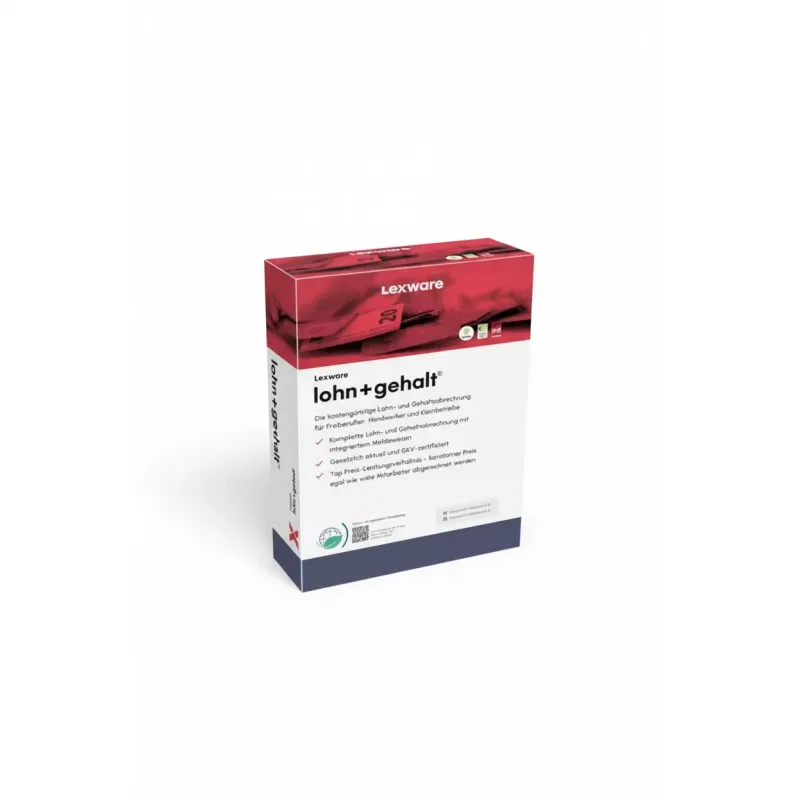 Lexware lohn+gehalt 2026 Apskaita 1 licencija(-os)