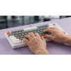Savio ASTRAL WHITE JADE 3 SPALVŲ klaviatūra Gaming USB QWERTY US International