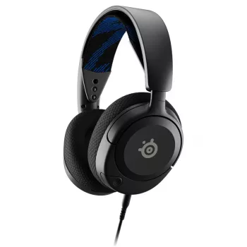 Steelseries Arctis Nova 1P ausinės su laidu ir galvos juosta žaidimams, juodos