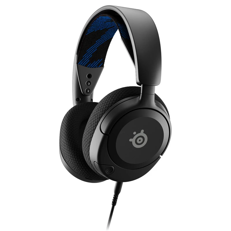 Steelseries Arctis Nova 1P ausinės su laidu, lankeliu, žaidimams, juodos
