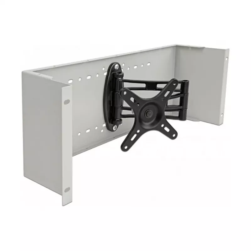 Plokščio ekrano tvirtinimo svirtis DeLOCK 19 colių Monitoriaus svirtis pilka 10 kg talpa