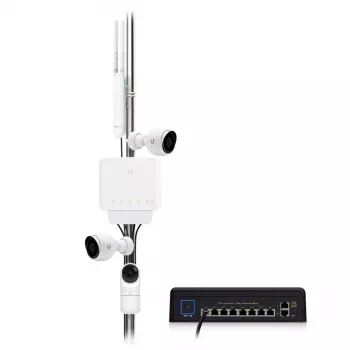 Ubiquiti UniFi Switch Flex (3 komplektas) Valdomas L2 Gigabit Ethernet (10/100/1000) Maitinimas per Ethernet (PoE) Baltas