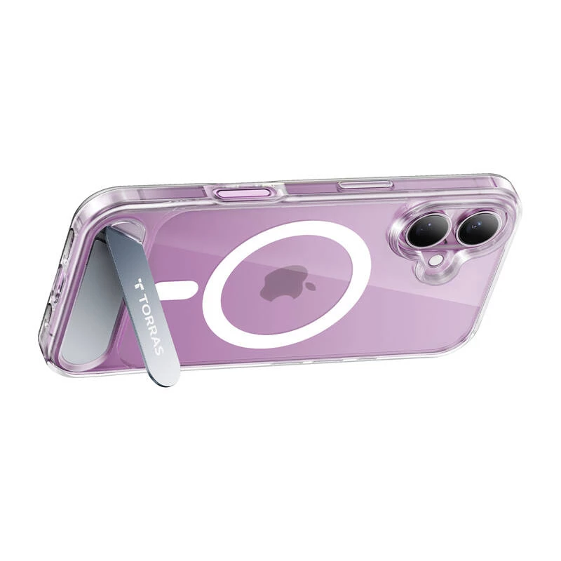 Skaidrus apsauginis dėklas iPhone 16 Torras PSTAND SERIES X00FX1932