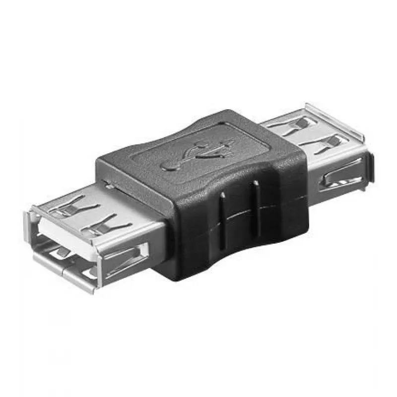 Microconnect USBAFAF jungčių adapteris USB A juodas