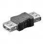 Microconnect USBAFAF jungčių adapteris USB A juodas