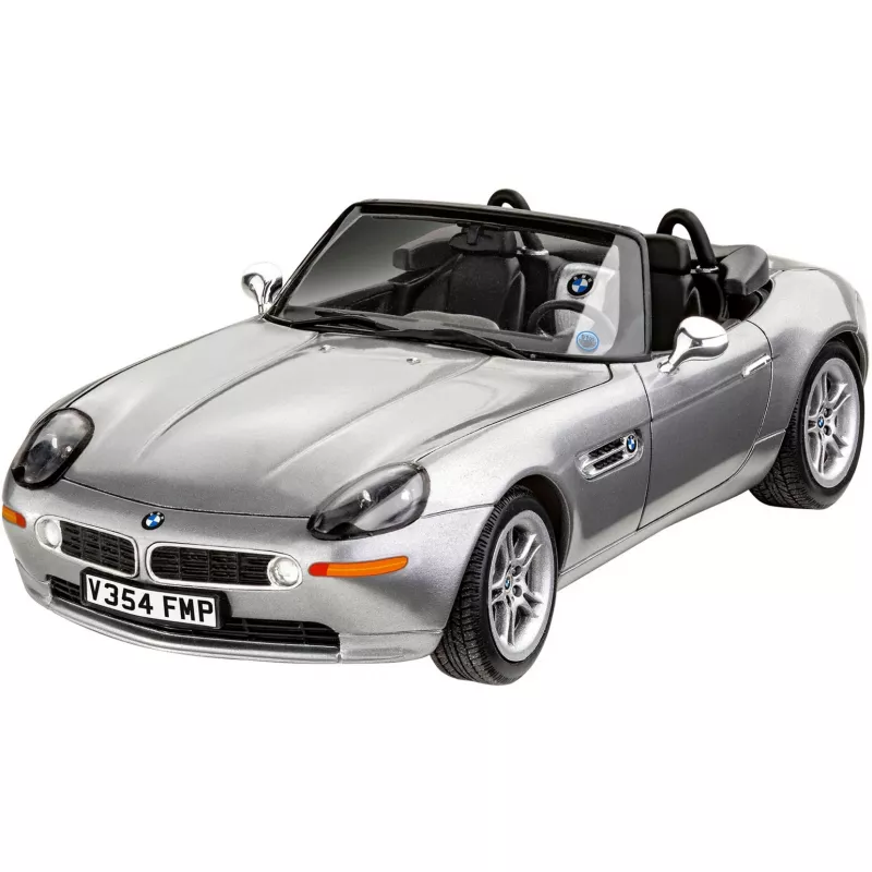 Sumažintas automobilio modelis REVELL BMW Z8 1:24, liejimo metalo rinkinys, surinktas modelis demonstravimui