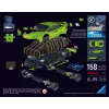 3D dėlionė 158 dalių Lamborghini Huracan EVO žalia
