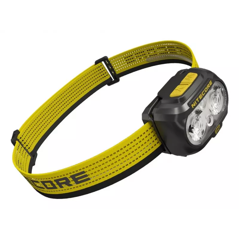 Nitecore UT27 MCT juoda, geltona galvos juostos žibintuvėlis LED