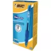 Rašiklis BIC 829158 — užsegamas įtraukiamas, mėlynas rašalas, permatomas korpusas, 12 vnt. pakuotė