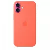 iPhone 16 Plus silikoninis dėklas su MagSafe - oranžinis