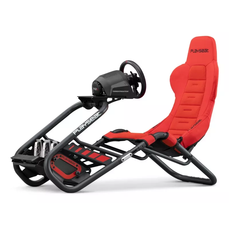 Universali žaidimų kėdė Playseat Trophy su minkštu paminkštintu raudonu sėdynės apmušalu