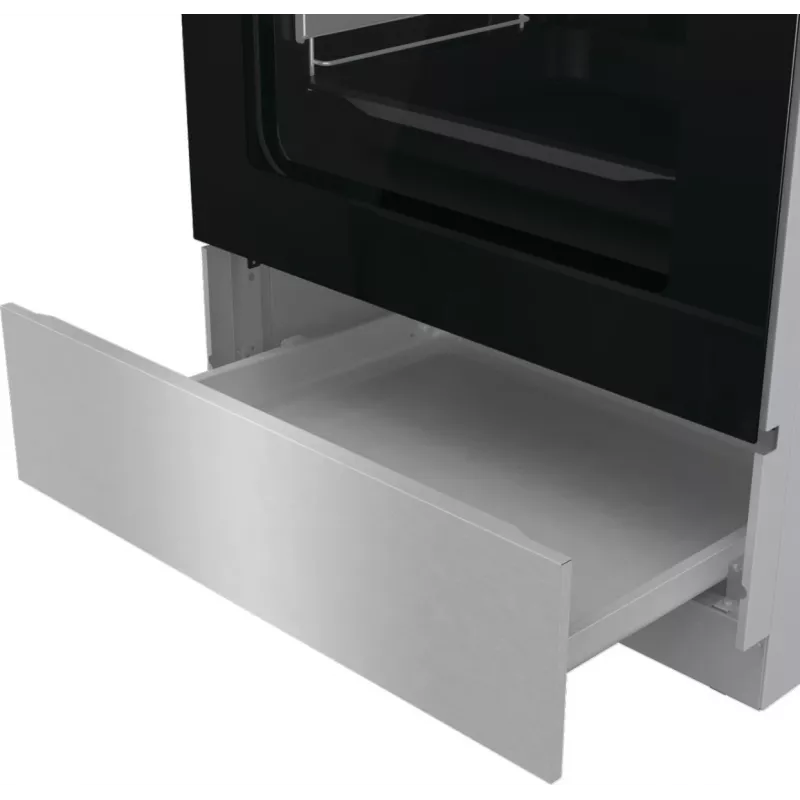 Gorenje GKS6C71XF laisvai pastatoma viryklė su orkaite, sidabrinė
