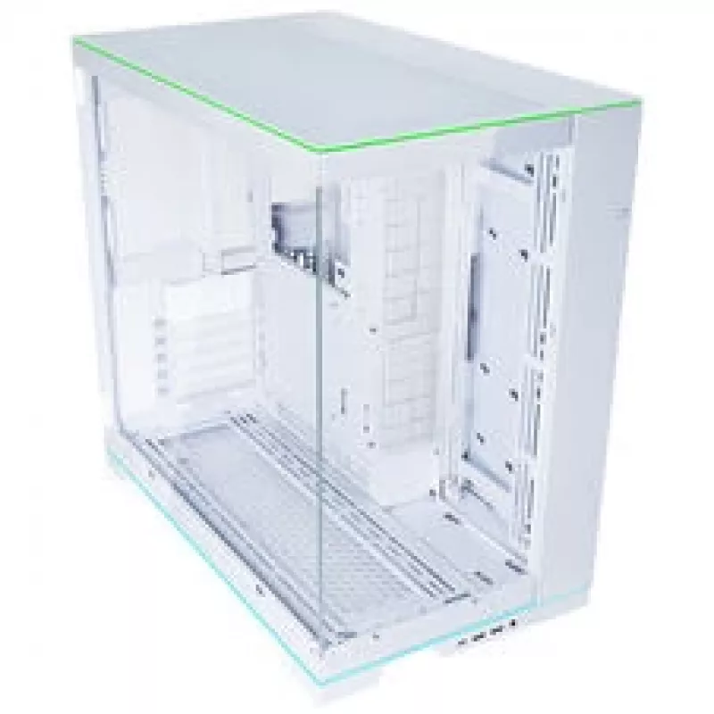 Lian Li O11 Dynamic EVO RGB PC korpuso rinkinys + HydroShift II LCD-S 360TL AiO + 6x UNI FAN SL-INF 120 Reverse Blade ventiliatorius - baltas
