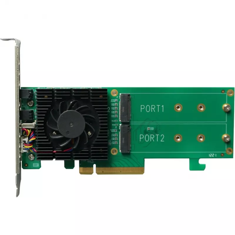 HighPoint HighP SSD6202A 2x M.2 PCIe Gen3 x8 NVMe - NVMe