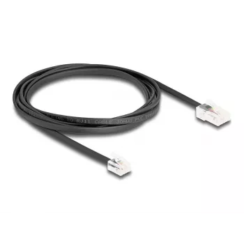 Telefono kabelis DeLOCK 88036 RJ45 į RJ11 2 m juodas