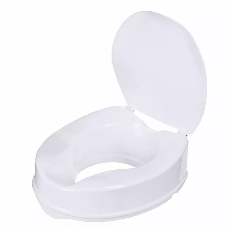 ActionMED NT10AM pakeliama unitazo sėdynė su dangčiu, 10 cm
