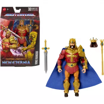 Veiksmo figūrėlė MATTEL Masterverse King Randor JBP79 — kolekcinė pozavimui tinkama figūrėlė