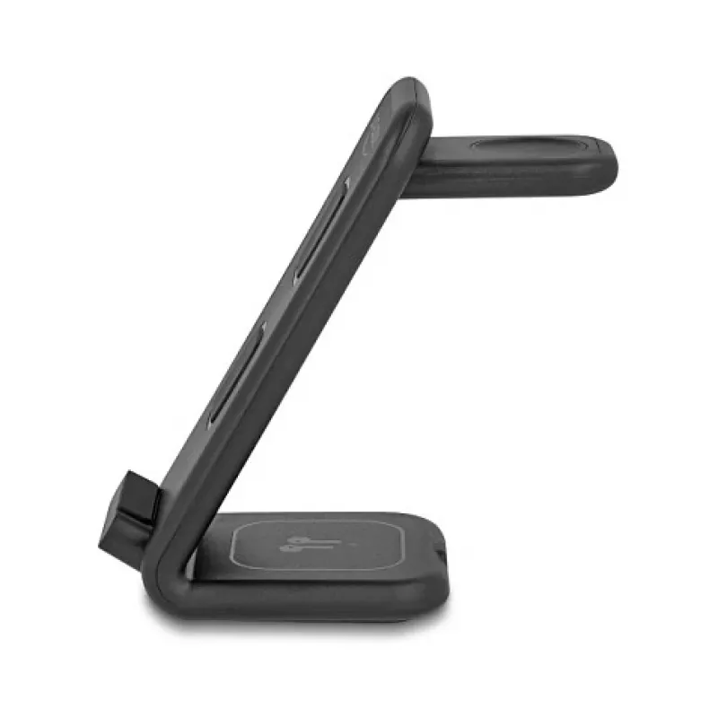 “DELOCK 66941” belaidis 3-in-1 įkroviklis, skirtas išmaniajam telefonui, išmaniajam laikrodžiui ir ausinėms, USB-C, 15 W, vidinis, juodas