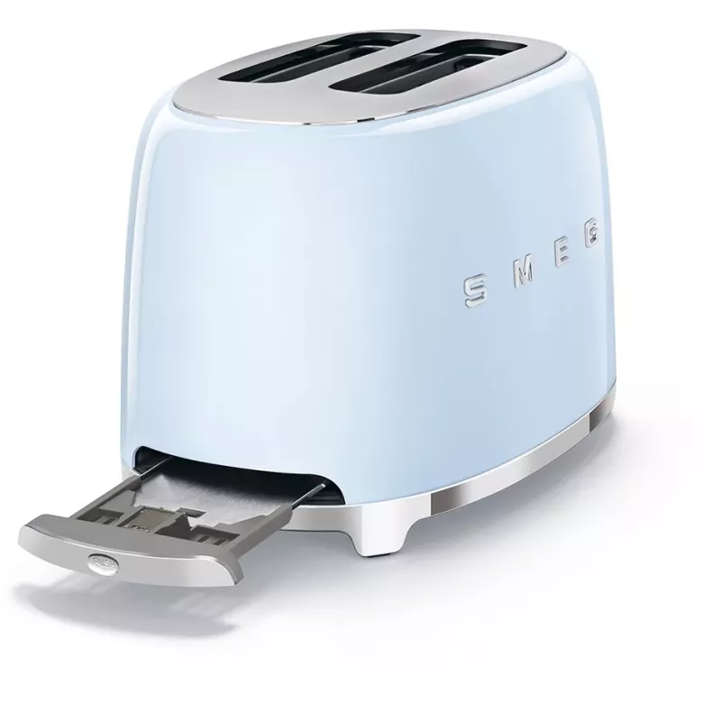 Smeg 50's Style Toaster TSF01PBEU Pastel Mėlyna