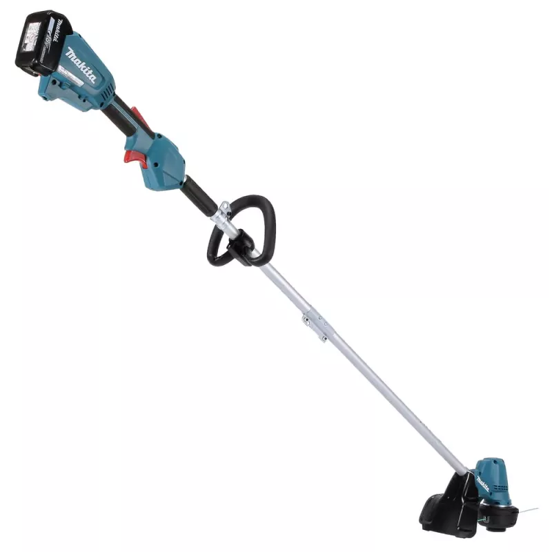 Makita DUR192LRT1, žoliapjovė, J tipo rankena, 6000 aps./min., juoda, turkio spalvos, 30 cm, 87,8 dB
