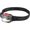Ansmann HD250RS ant galvos juostos nešiojamas žibintuvėlis, juodas, COB LED 4W IP54