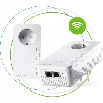 Magic 1 WiFi 2-1-2 Starter Kit, Powerline du adapteriai
