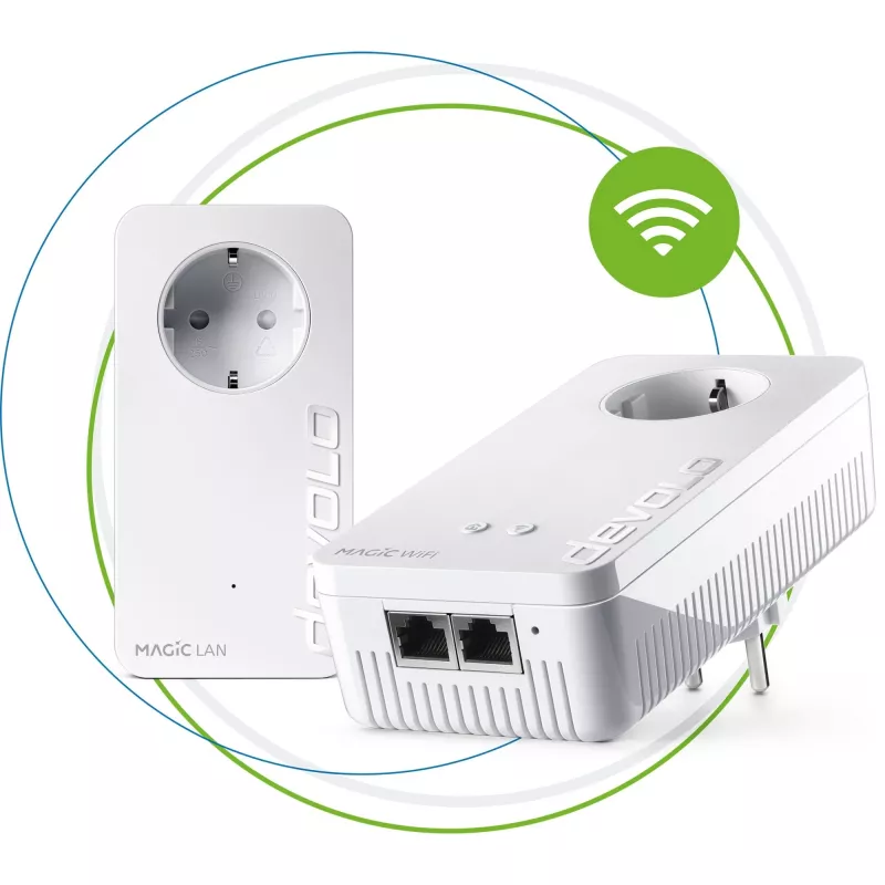Magic 1 WiFi 2-1-2 Starter Kit, Powerline du adapteriai