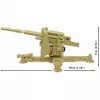 Cobi kaladėlių modelio rinkinys 8,8 cm Flak 18 — 232 detalės, mastelis 1:35