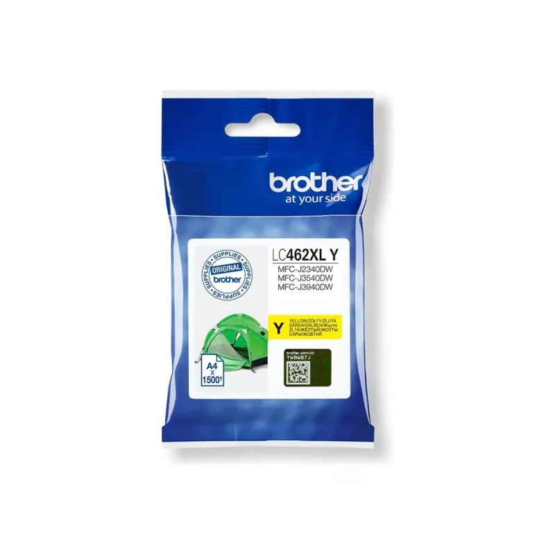 Brother LC462XLY rašalo kasetė 1 vnt. Originali didelio našumo (XL) geltona