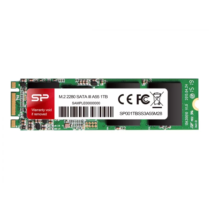 SSD diskas Silicon Power SP256GBSS3A55M28 256 GB Half-plonas SATA III, 560/530 MB/s, SLC