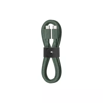 USB-C į USB-C laidas, Native Union Belt kabelis 1,2 m žalios spalvos