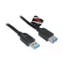 USB 3.0 laidas Akasa AK-CBUB02-15BK 1,5 m juodas