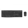 Logitech MK295 Silent - klaviatūros ir pelės rinkinys - belaidis - 2,4 GHz - grafito spalvos - vengriškas išdėstymas