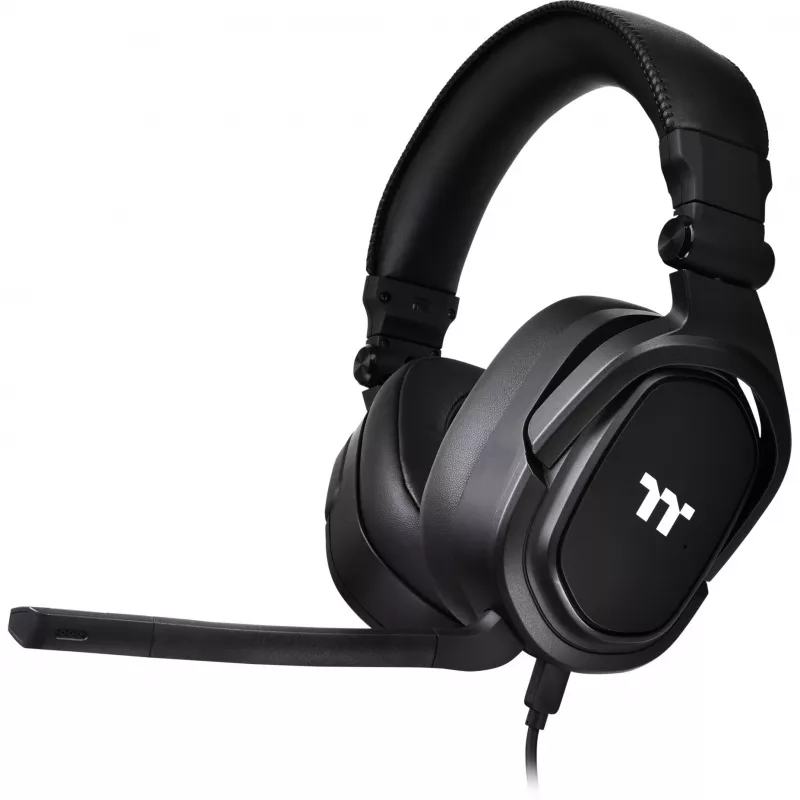 Tt eSPORTS Argent H5 - Ausinės - Uždedamos ant ausų - Laidinės - 3,5 mm kištukas - Juodos (GHT-THF-ANECBK-30)
