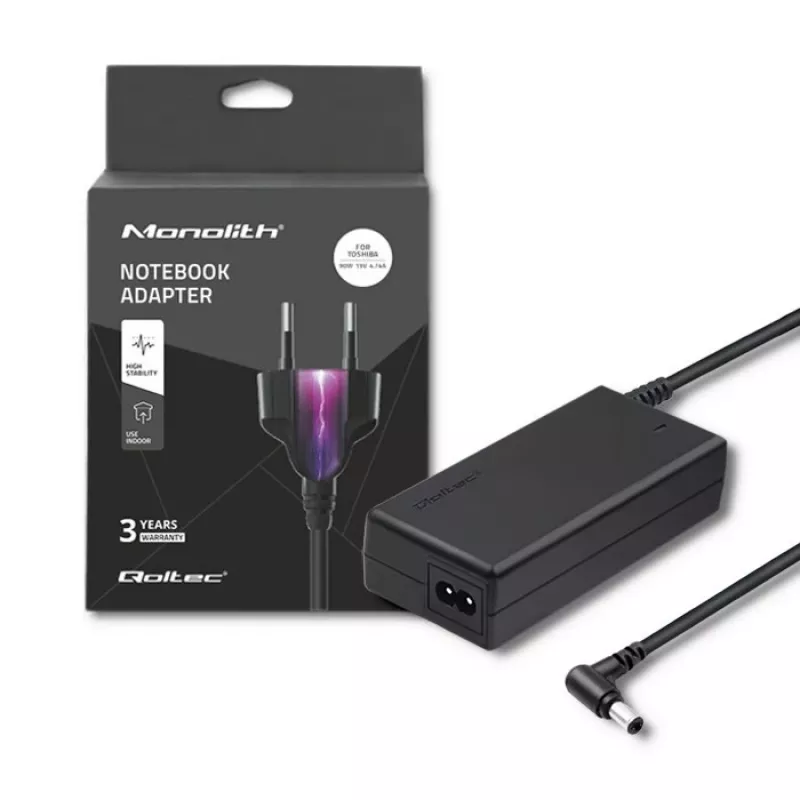 Qoltec 50090.90W maitinimo adapteris / keitiklis vidaus naudojimui juodas