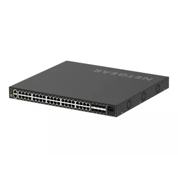 NETGEAR GSM4248P-100EUS tinklo komutatorius Valdomas L2/L3/L4 Gigabit Ethernet (10/100/1000) Power over Ethernet (PoE) Juodas