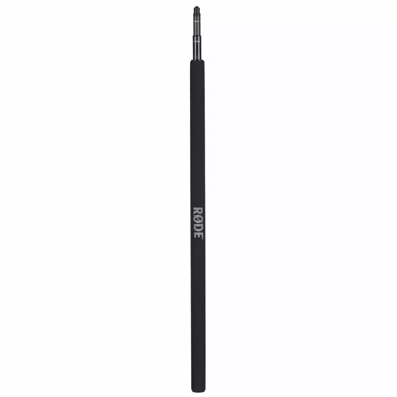 RØDE Micro Boompole – lengvas teleskopinis mikrofoninis strypas, ilgis 844 mm, svoris 396 g, kompaktiškas sulankstytas aukštis 33 mm