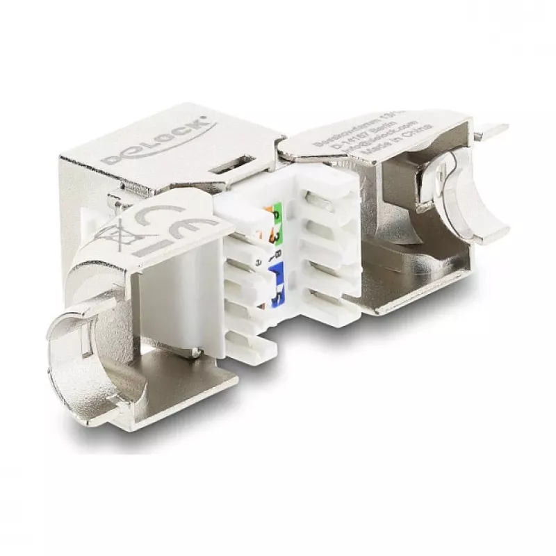 RJ45 Keystone modulio lizdas Cat.6A DELOCK 90798 — LSA užbaigimas