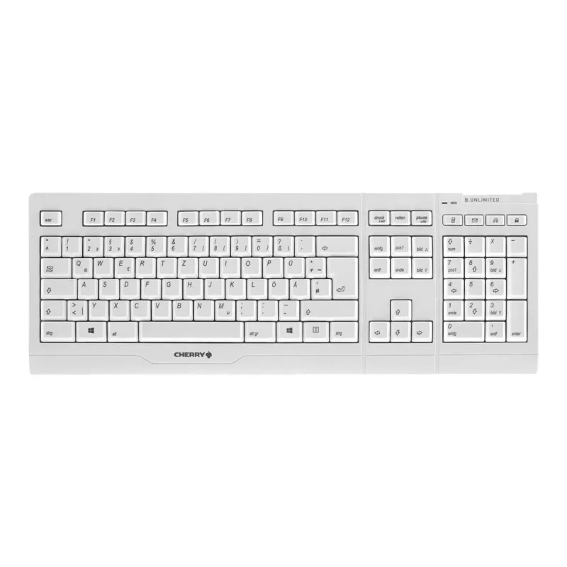 CHERRY B.UNLIMITED 3.0 klaviatūra su pele Biuro RF belaidė Vokiška Pilka