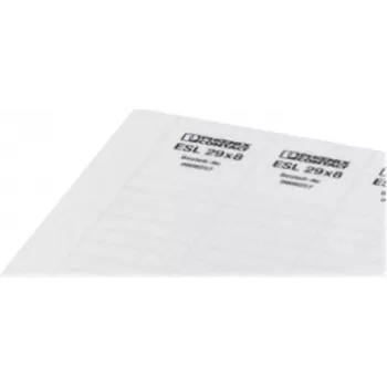 Phoenix Contact ESL - Polyester - perforiert - White - 40 x 17 mm 56 etiketės